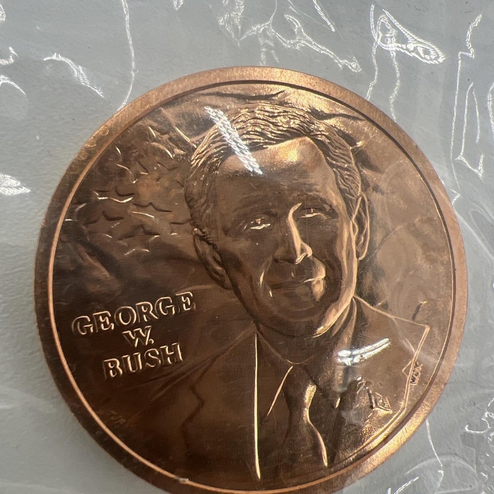 George W. Bush 2001 Inauguration Bronze Medal- 9/11 Quote-Sealed CollectibleCoin